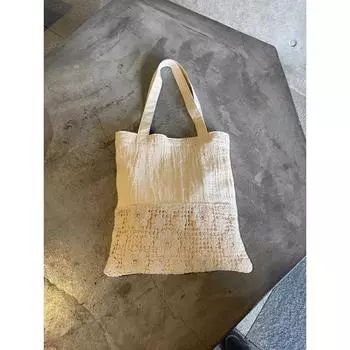 Новая холщовая сумка в китайском стиле с бахромой из кружева и жаккарда, большая вместительная сумка через плечо, повседневная сумка из ткани