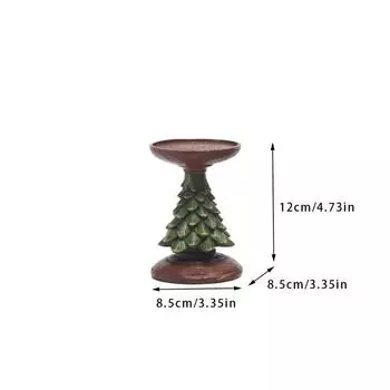 New Christmas tree candle holder home restaurant counter table Christmas atmosphere Christmas decoration candle ornament