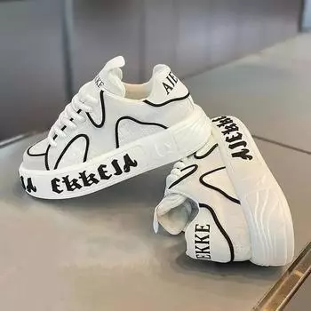 New Classic Men s Sneakers Tall Thick soled Fashionable Casual Shoes with Breathable Mesh and Lightweight Sports Running Shoes 39 чёрный