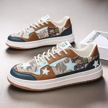 New Classic Stars Sneakers Shoes Men s Trendy Shoes Slip-on Casual Plus Size 38-47 Walking Shoes Outdoor Flat Shoes Board Shoes 38