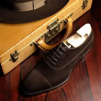 New Coffee Flock Men Shoes Breathable Lace-up Derby Shoes for Men with Chaussures Pour Hommes Men Shoes 38 кофейный