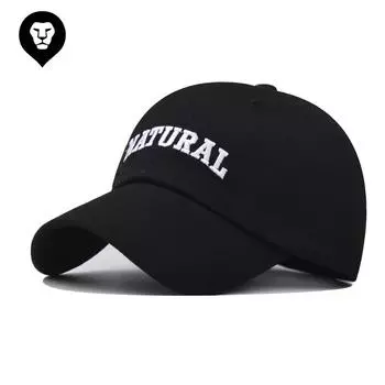 Новая бейсболка из хлопка с вышитыми буквами NATURAL для мужчин и женщин, для активного отдыха, персонализированная кепка в корейском стиле Adjustable