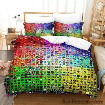 New Countryball Polandballs Bedding Set Single Twin Full Queen King Size Bed Set Aldult Boys Bedroom Duvetcover Sets Anime EU single(135x200cm)