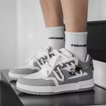 New couple board shoes male and female youth student board shoes sports casual shoes non-slip fashionable shoes 36