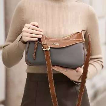 New Cowhide Oxford Cloth Crossbody Bag Original Single Patchwork Shoulder Bag for Girls Bags