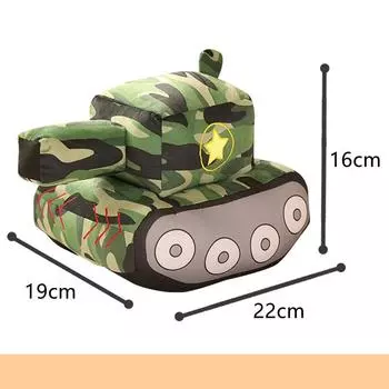 New creative Tank Car Plush Dolls Simulation Peluche Toys Novelty Plush Toys Stuffed Soft Pillow Birthday Gift For Boys Kids