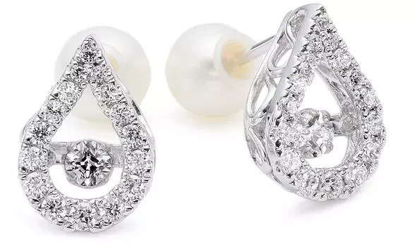 New Crossfor New York Twinkle Tear [Crossfor York] NYE-106 серебряный