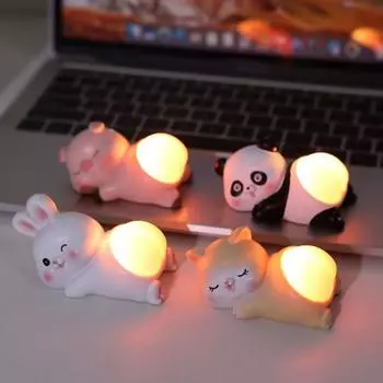 New Cute Pinch Bounce Butt Decompression Toy Cartoon Doll Soft Bounce Butt Small Light Office Desktop Ornament