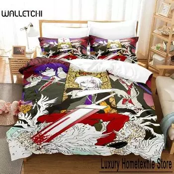 New D.Gray-man Bedding Set Single Twin Full Queen King Size Bed Set Adult Kid Bedroom Duvet cover Sets Anime parure de lit Bed 70x133cm 2pcs
