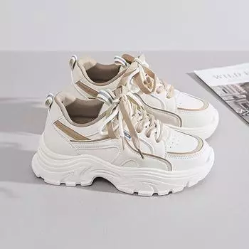 New dad shoes women s autumn student sports running shoes casual shoes platform height increase Q8825 35