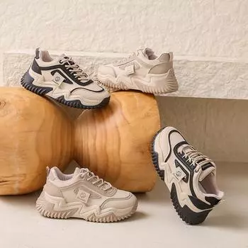 New Dad Shoes Women s Spring Student Sports Running Shoes Casual Shoes Platform Women s Shoes 35