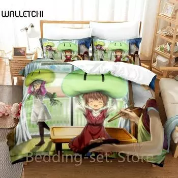 New Dango Clannad Bedding Set Single Twin Full Queen King Size Bed Set Adult Kid Bedroom Duvet cover Sets Anime Bed Sheet Set 70x133cm 2pcs