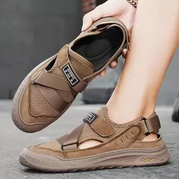New Design 2024 Beach Man Sandals Non-slip Trend Daily Use Summer Outdoor 39 High Quality Open Toe Shoes for Men Luxury Designer 39