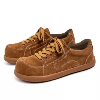 New Designer Men s Suede Sneakers Spring Brown Casual Shoes For Men Comfortable Flat Vintage Sneakers Men zapatillas de hombre 39