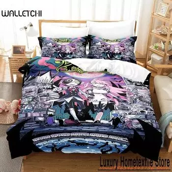 New Devil s Candy Bedding Set Single Twin Full Queen King Size Bed Set Adult Kid Bedroom Duvet cover Sets 3D Anime Bed Sheet Set 70x133cm 2pcs