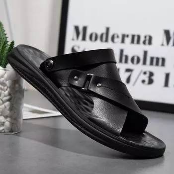 New Dual-Purpose Mens Sandals Summer Outdoor Male Beach Shoes Casual Beach Hiking Sandals Non Slip Quick Dry Wading Aqua Shoes 38