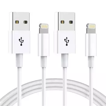 Новый оригинальный кабель для зарядки iPhone, комплект из 2 зарядных устройств длиной 1 м, быстрая зарядка, высокоскоростная передача данных, предотвращение отключений Ultra