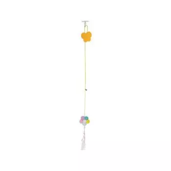 New elastic cat teaser stick pet toy hanging door elastic rope cat toy self-hi boredom swing cat toy