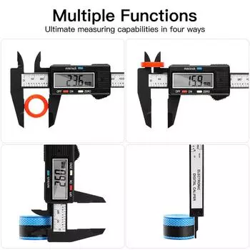 New Electronic Digital Caliper with LCD Display 6 / 150mm, Measuring Tool