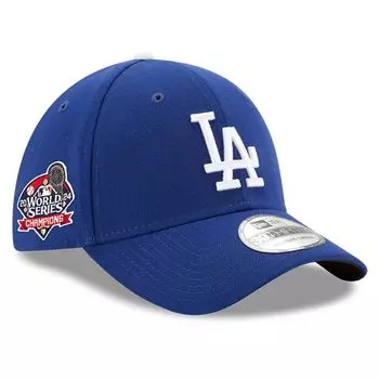 New Era 39THIRTY Los Angeles Dodgers 2024 World Series Champions Side Patch Flex Fit Size Size Cap, S/M, MLB, 3930.