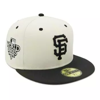 New Era 59FIFTY Cap 7 Side Patch Under Exclusive to and Side Straight Flat Popular Size Stickers Large and Small Sizes Everyday Sports Baseball Cap