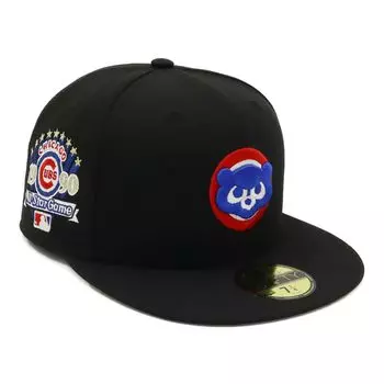 New Era 59FIFTY Cap MLB Chicago CUB Side Patch Under Exclusive to and Side Flat Summer Sun UV Stylish Various Styles (14562010, NER35C7098), Cubs,