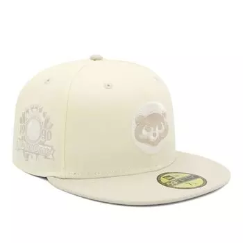 New Era 59FIFTY Cap MLB Chicago Cubs CUB Side Patch ONSPOTZ Exclusive and 5950 Side Patch Straight Flat Visor Fashion Trends Popular Stickers