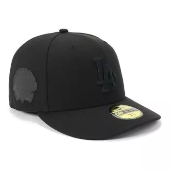 New Era 59FIFTY Cap MLB Los Angeles Dodgers LA Black 7 Side Exclusive to and 5950 Side Stylish Streetwear Travel Sun Gift Pre-Curved (14707326
