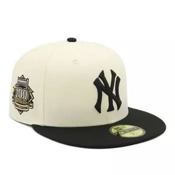 New Era 59FIFTY Cap MLB New York Yankees NY SIDE PATCH ONSPOTZ Exclusive and 5950 Side Patch Straight Flat Visor BB Cap with Deep UV Functional Design