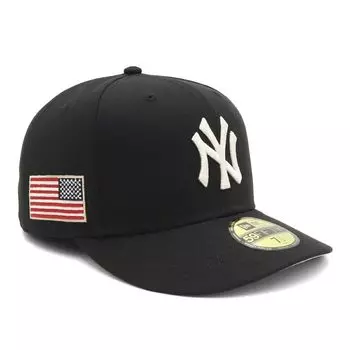 New Era 59FIFTY Cap MLB New York Yankees NY Black 7 Stars Exclusive to and Stylish Streetwear Travel Sun Gift Idea Pre-Curved (14699669 NER36C9605)