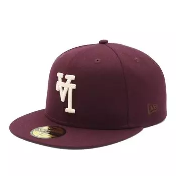 New Era 59FIFTY Los Angeles Dodgers ONSPOTZ LA Maroon 59Fifty Up Side MLB Los Angeles Dodgers Cap, Exclusive, 7, Down,