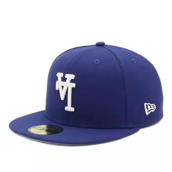 New Era 59FIFTY Los Angeles Dodgers ONSPOTZ LA Темный Размер 7 59Fifty Вверх Сторона MLB Los Angeles Dodgers Кепка, Эксклюзивная, Королевский, 3/8, Вниз,