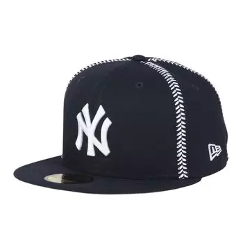 New Era 59FIFTY MLB Ball Stitch NY Size 7 5950 BALL STITCH WSSP NEYYAN NER36C5358 Cap, Navy, 5/8, NVY, 14388872,
