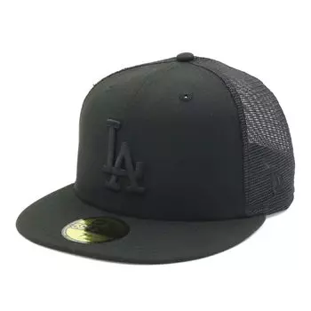 New Era 59FIFTY MLB LA Mesh Size 7 25J Black/Black Cap, 1/4, 5950TR, LOSDOD, BLK,