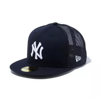 New Era 59FIFTY MLB NY Navy Mesh Size 7 NEYYAN WHI25J Cap, 5/8, 5950TR, NVY,