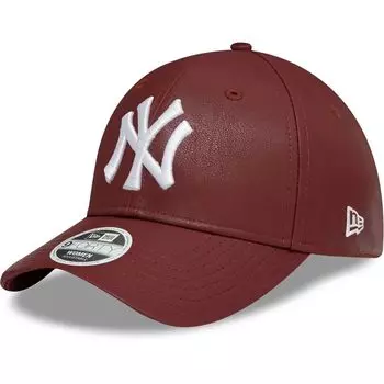 New Era 940 Popular 9forty MLB Free NY Dark Women s Deep-Fit Cap, Hat, Yankees/Dodgers, Unisex, (JP, Alphabet, Size, Red/Leather) [Used]