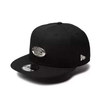 New Era 9FIFTY Metal Plate 950 METAL PLATE BLK SIL 251 14388579 NER36C7642 Cap, Black/Metal Silver, M/L,