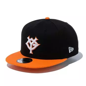 New Era 9FIFTY NPB YG Size 950 NPB YOMGIA BLK ORA Size 25J Cap, Black/Orange, S/M, WHI,