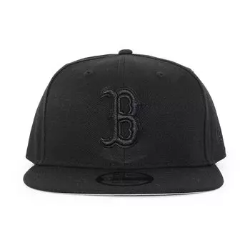 New Era 9FIFTY Snapback Boston Red Sox MLB Team Basic Snapback Adjustable Size Cap, Black, 950, Unisex, [Used]