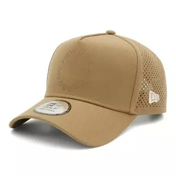 New Era 9FORTY Golf Mesh Cap Laser Exclusive to and Snapback Deep UV Trendy Functional Fukuwear A-Frame (14665540, NER32G0020) Khaki/Beige,