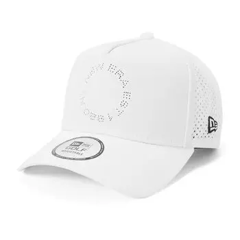 New Era 9FORTY Golf Mesh Cap White with Laser Exclusive to and Snapback Available in popular Large and small sizes Perfect for everyday and round