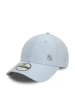 New Era 9Forty кепка Strapback с металлическим логотипом New York Yankees Free Pastel (JP, Алфавит, Размер, Синий) пастельные голубой