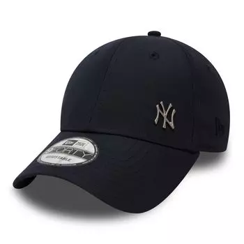 New Era 9forty MLB Безупречный Логотип Базовая Кепка с Регулируемым Размером Нью-Йорк Янкиз Лазурная/Серебристая