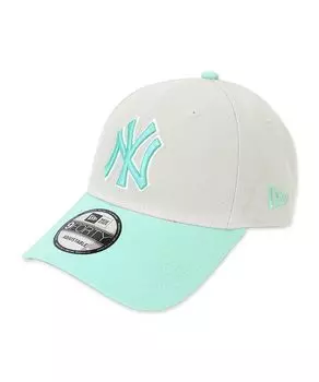 New Era 9FORTY MLB STYLISE Custom New Era Gray x Blue Tint Cap, 03. (NY)
