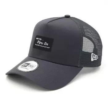 New Era 9FORTY Trucker Mesh Cap in Graphite Gray with Black Exclusive to Unisex perfect for summer sun protection and UV Stylish hairstyles A-Frame