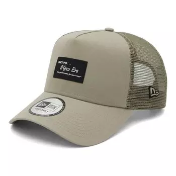 New Era 9FORTY Trucker Mesh Cap Pebble Beige with Black Exclusive to and A stylish streetwear perfect for travel and sun A great A-Frame (14666195