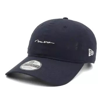 New Era 9Twenty Long Visor ONSPOTZ Dark Easy Snap Cotton Handwritten Logo Cap, Exclusive, Navy, M/L, Flax,