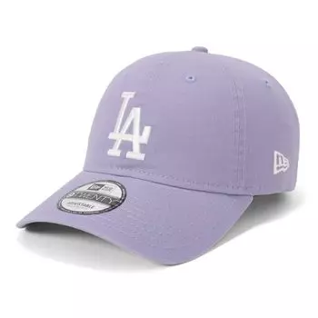 New Era 9TWENTY Low MLB LA Size 920 Washed Los Dot Lav Size 25J Cap, Lavender, M/L, White,