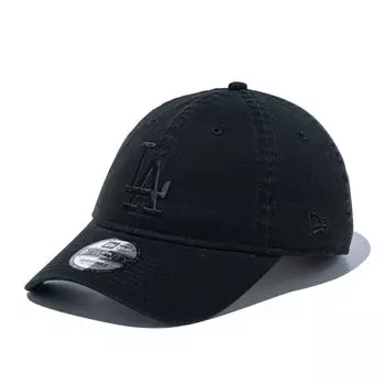 New Era 9TWENTY Low MLB LA Size 920 Washed Los 25J Cap, Black/Black, M/L, Dod, Black,