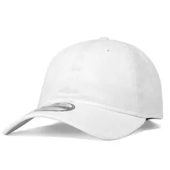 NEW ERA 9TWENTY Регулируемая неструктурированная кепка Простая (Новая эра) (Товар) (белый)